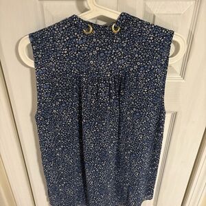 MICHAEL Michael Kors Navy Floral Blouse